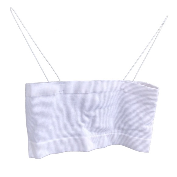 H&M SWS essentials small white tube top - Picture 3 of 7